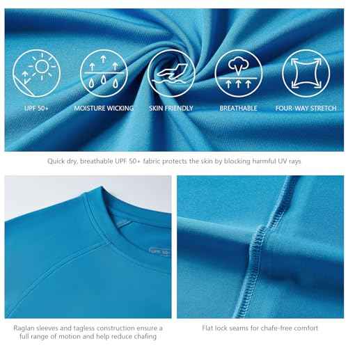 BASSDASH Women¡¯s UPF 50+ UV Sun Protection T-Shirt Long Sleeve Fishing Hiking Performance Shirts