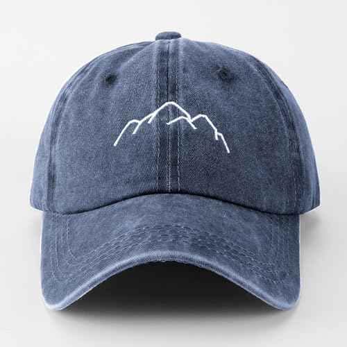 Ponytail Hats for Women - Distressed Hat with Ponytail Hole for Women Baseball Cap