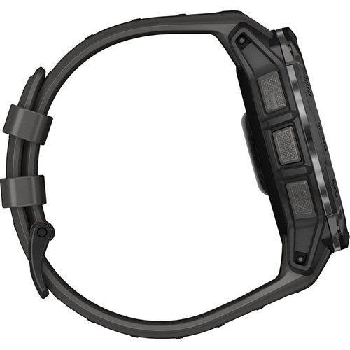 Garmin Instinct 3-50 mm Outdoor GPS Smartwatch, AMOLED, Black with Black Band 010-03020-00 Bundle with Deco Essentials Screen Protector & 2X Tactical Emergency Paracord Bracelet