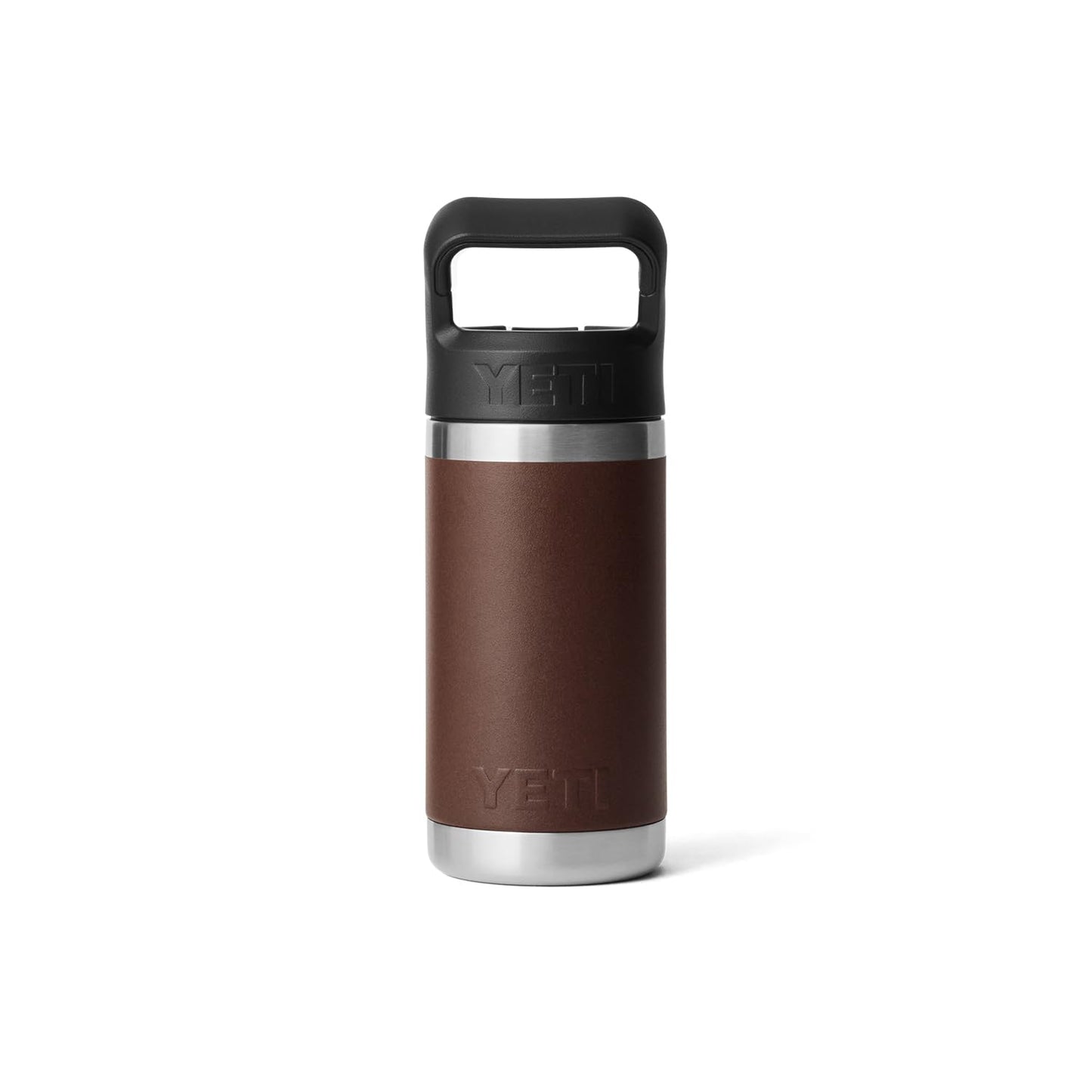 YETI Rambler Jr. 12 oz Kids Bottle, with Straw Cap, Wetlands Brown