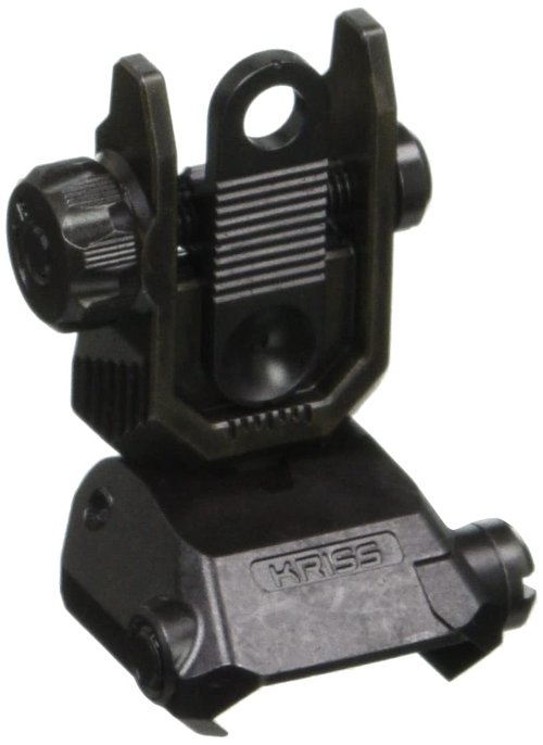 KRISS USA, Inc, Sight, Picatinny, Black, Folding Rear, Steel