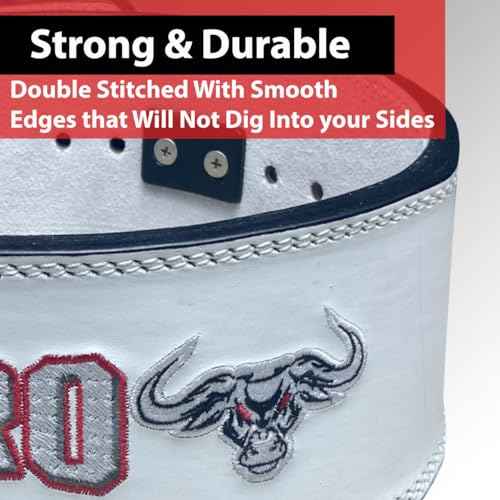 IBRO Powerlifting Lever Gym Belt ? Power 8MM, 10MM or 13MM Extreme Heavy Duty Genuine Leather Belts - Squats Deadlifts Bodybuilding Weight Lifting IPF Power Lifting Strongman for Men