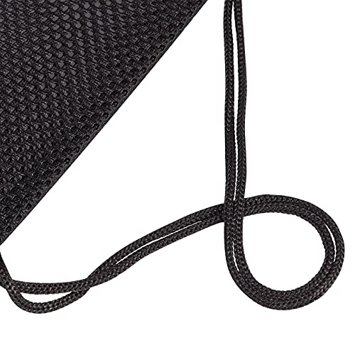 Mesh Drawstring Bag for Gym Beach Travel Laundry - Large Ventilated Storage