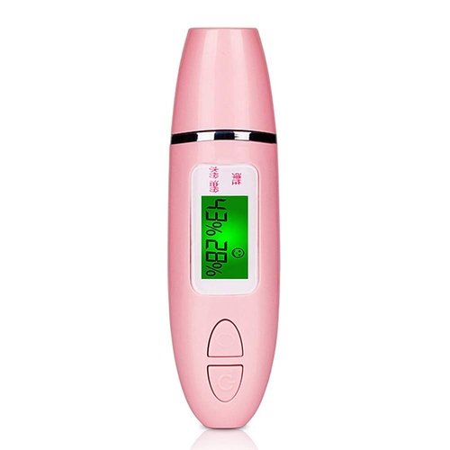 Portable Skin Analyzer Digital Skin Detector Pen with LCD Screen Water Oil Tester Moisture Analysis Machine for Beauty Salon Spa Home Travelling Gift Girls Women