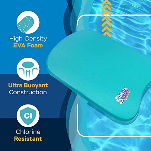 Sunlite Sports Swimming Kickboard - Junior Aqua Blue - Water Training Aid