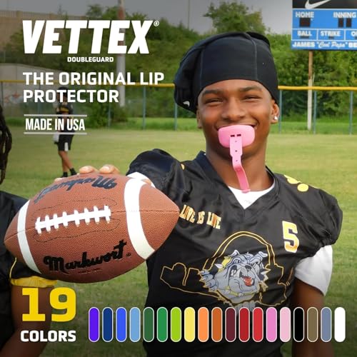 Vettex DoubleGuard Youth Mouth Guard with Lip Protection - Royal Blue