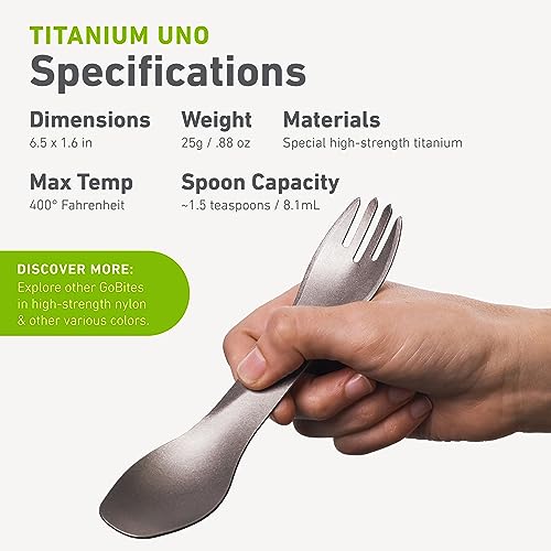 Titanium Camping Spork - Portable Multi-Functional Utensil for Travel & Outdoors