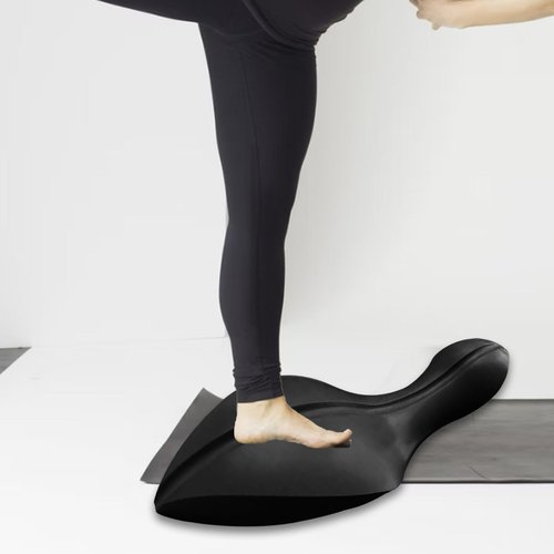 KQFCAZRE Spine Correction Fitness Equipment Training Accessories Spinal Orthosis for Balance Core, Black, as described