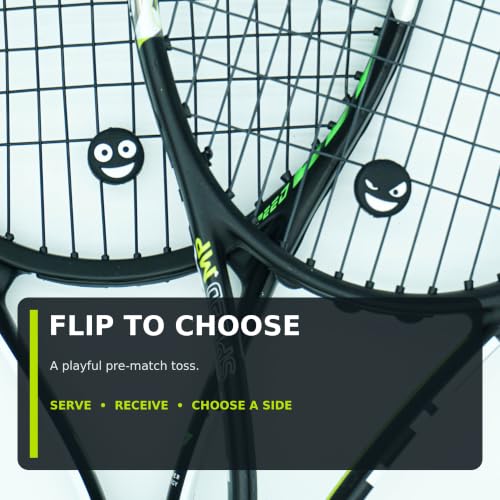 Tennis Racket Vibration Dampeners 10 Pack - Fun Shock Absorbers for Tennis Strings