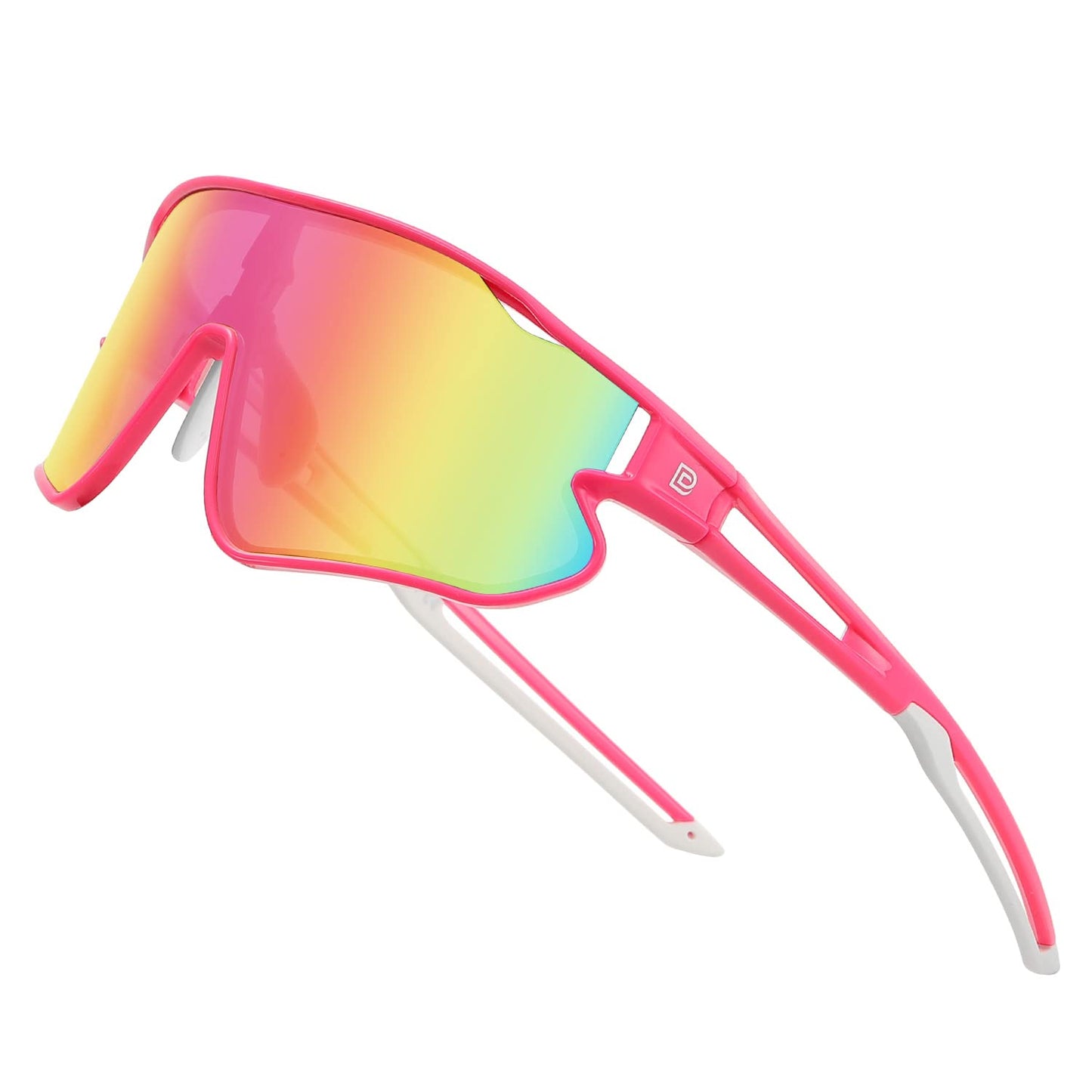 DUCO Kids Youth Baseball Sunglasses for Boys Girls Age 8-16 Polarized UV400 Protection Sports Cycling Glasses DK268