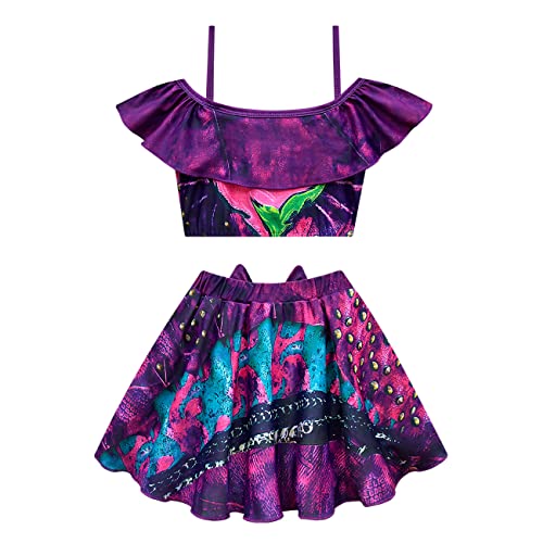 Girls Descendants Bathing Suit Bikini Set - 7 Years / Color-A1