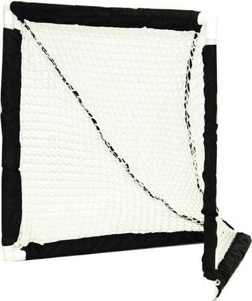 Champion Sports Mini Lacrosse Goal: Kids Gear Backyard Shooting Practice Net Black, 8.3