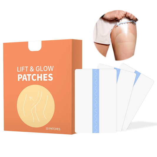 10PCS Hey Nip Thigh Lift Tape,Lift and Glow Patches Legs,Instant Lift Invisible Patches,Transparent Anti-Chafing Skin Lifting & Firming,Invisible Waterproof Adhesive Body Tape,for Inner Thighs
