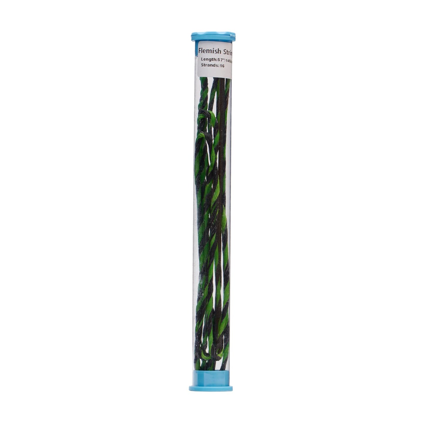 TOPARCHERY 57" Actual Length Mulcolor Flemish Fast Flight Plus Replacement Recurve Bowstring Bow String by Traditional Bow Archery Products (Black & Green)