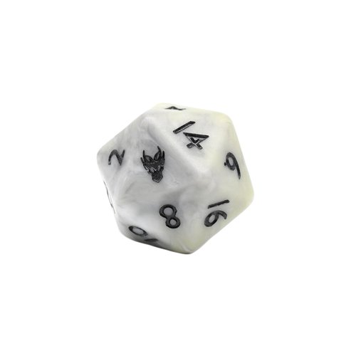 Snow Camo Matte DND Dice Set | 7pc Polyhedral Dice Set for D&D and TTRPGs | Random Encounter Dice | Limited Edition