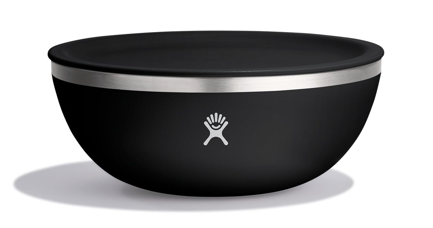 Hydro Flask 3 Quart Stainless Steel Reusable Food Bowl Outdoor Kitchen Camping Insulated Dinnerware Cookware Baltic- Dishwasher Safe, BPA-Free, Non-Toxic