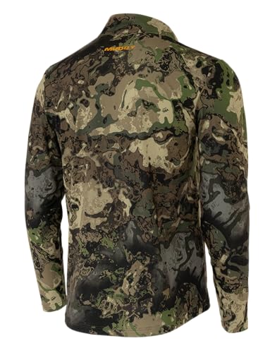 Muddy Men's Lightweight Quarter Zip Shirt - Large Veil Canyon Hybrid