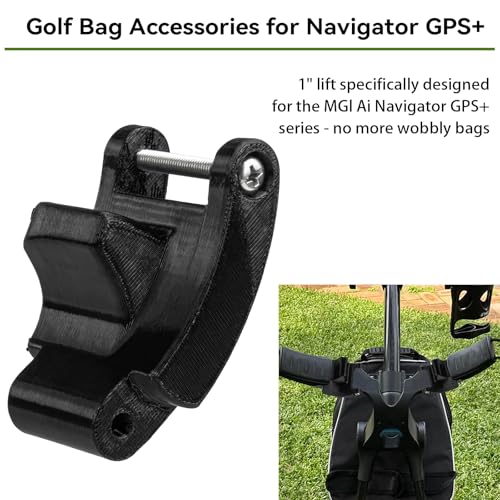 Golf Cart Bag Stabilizer Adapter Compatible with MGI Ai Navigator GPS+