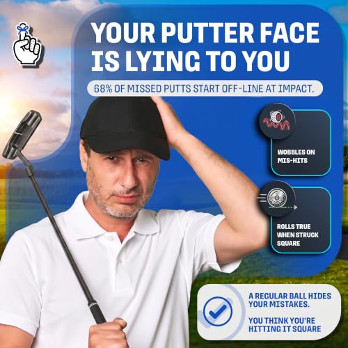 Golf Putting Training Aid Set of 3 Wheels for Accurate Stroke Practice