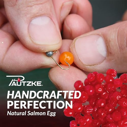 Fishing Bait Set of 5 Salmon Egg Baits - Natural Fish Eggs for Trout & Salmon