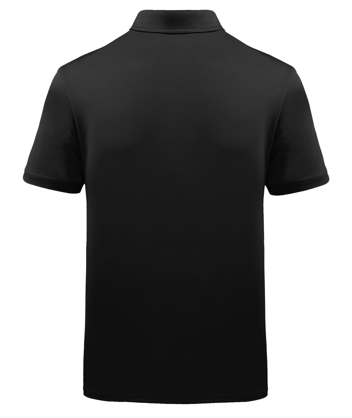 ZITY Mens Golf Shirt Short Sleeve Sport Moisture Wicking Performance Print Golf Polo Shirts for Men Collared Casual T-Shirt Yellow X-Large