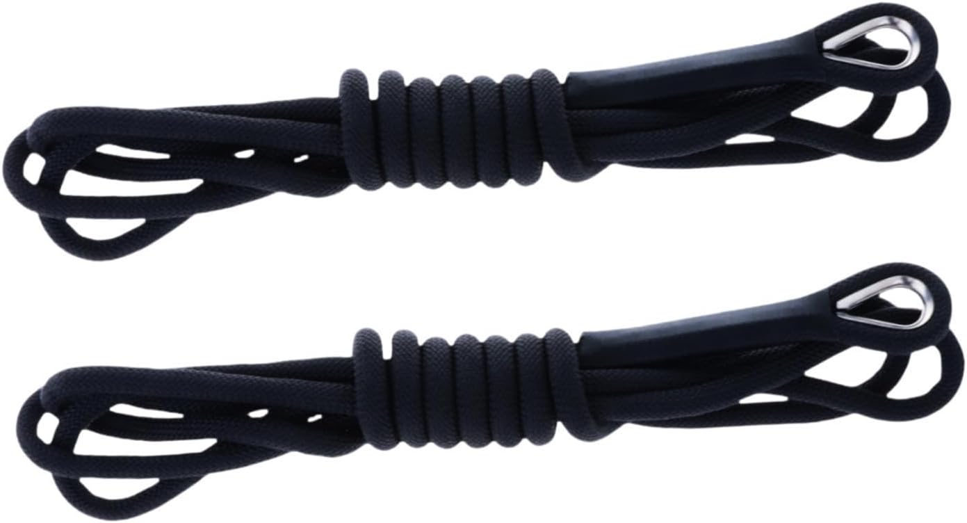 2 Pieces Pilates Reformer Pull Ropes Bands Easy to Install Hardware Fitting Belts Straps for Home Studio Use Pilates Core Bed