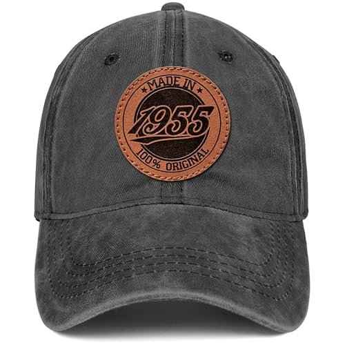 70th Birthday Gifts for Men Women 70 Year Old Gifts 1955 Birthday Vintage Hat 100% Cotton Baseball Cap