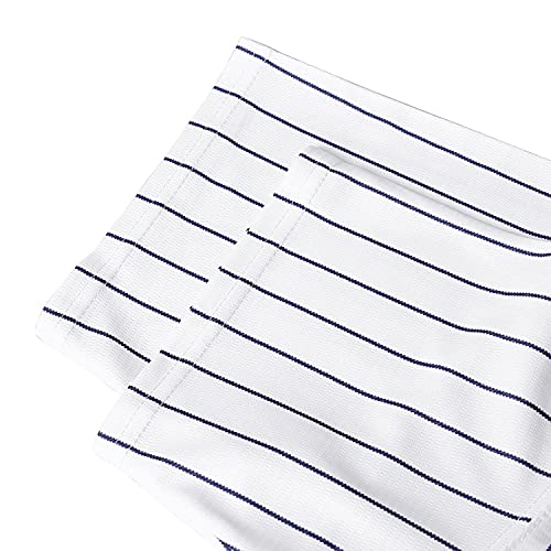 Phoneutrix Hip Hop Baseball Jersey Large White-Stripe Unisex Sportswear