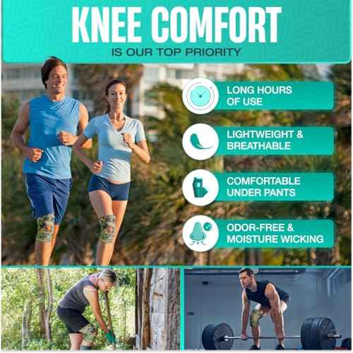 MODVEL ELITE Knee Brace for Women & Men with Side Stabilizers, Patella Gel Pads Brace for Meniscus Tear for Maximum Knee Pain Support - ACL Knee Braces for Running, Workout, Arthritis & Joint Recovery