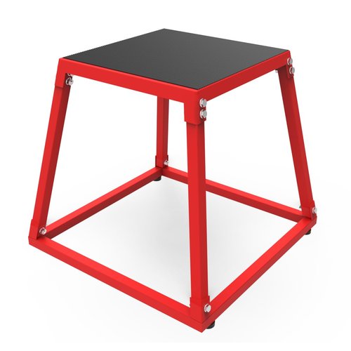 Hipicute Plyo Box Jump Platforms, 18 Inch Single Jumping Box for Men and Women for Home Gym,Red