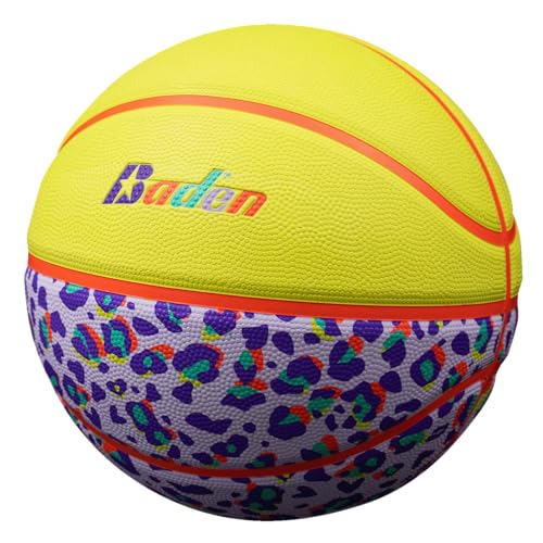 Baden | Legend Lifestyle Collection | Fun Design Outdoor Rubber Game Basketball | Youth & Adult Size 5,6,7