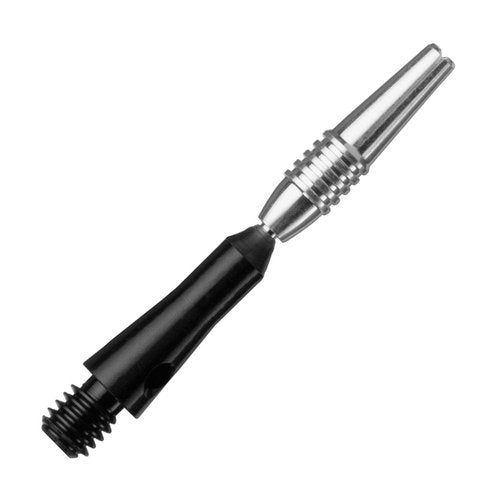 Viper Spinster Aluminum Dart Shaft: Short (SH), Black, 3 Pack