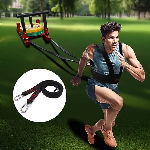 9.8FT Sled Harness Pulling Straps for Resistance Speed & Agility Training - 3m Strap