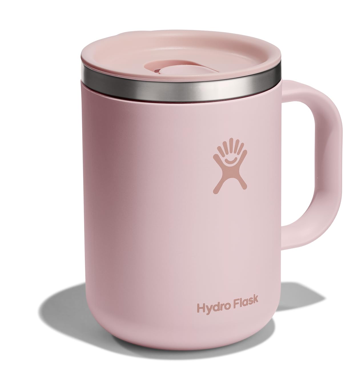 Hydro Flask Coffee Mug – Insulated Stainless Steel, Non Spill, Leak Resistant Travel Mug 24 Oz Trillium Pink