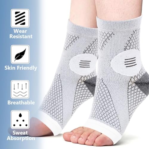 Neuropathy Socks for Men and Women - Ankle Compression Socks M