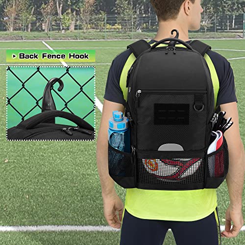Soccer & Basketball Backpack with Large Capacity for Men, Waterproof