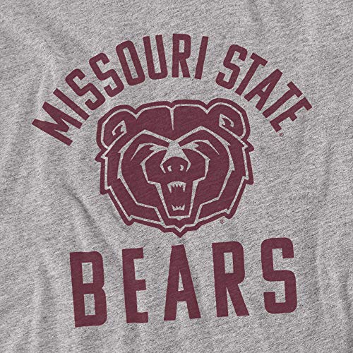 Missouri State University Bears T Shirt - Large, Athletic Heather