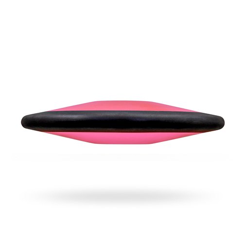 4THROWS ATE 1KG Hi-Spin International Discus for Track & Field, High School, College, Men & Women — 80% Rim Weight, IAAF World Athletics Certified with Free Carry Bag, Pink and Silver