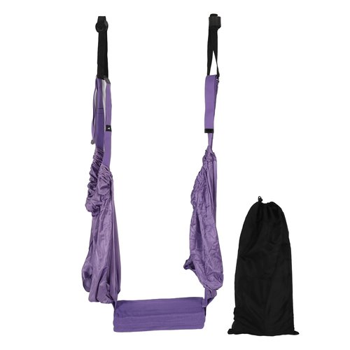 Yoga Fitness Stretching Strap, Adjustable Leg Stretcher Back Bend Assist Trainer Stretching Equipment with Door Anchor, Flexibility Trainer Backbend Assist for Dance Aerial Yoga Ballet Leg Stretching