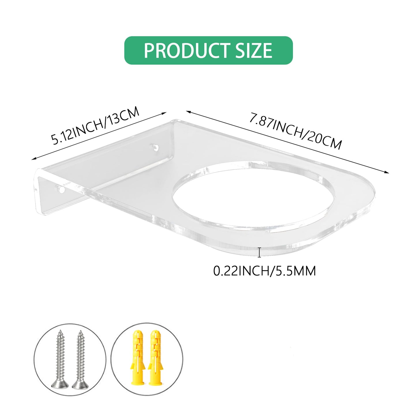 BiJun Basketball Holder Wall Mount, Acrylic Football Display Rack, Clear Ball Storage Hanger Wall Mount, for Football, Basketball, Volleyball, Rugby and Soccer