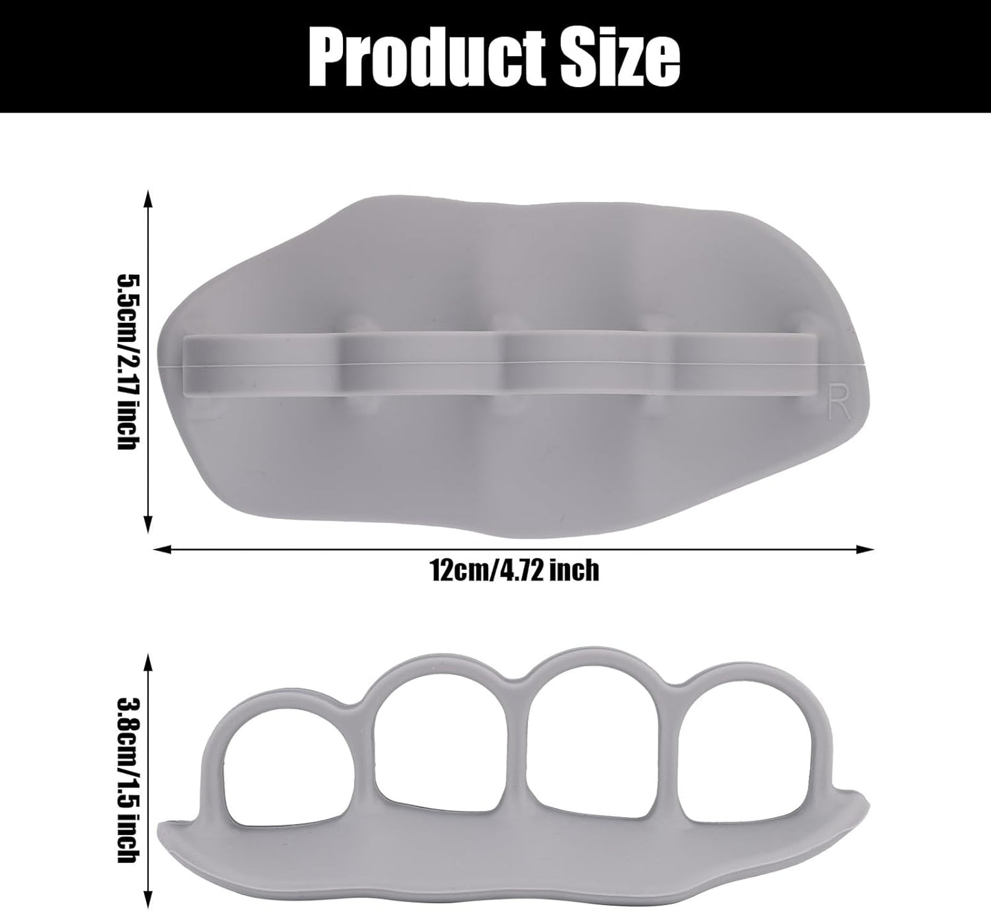 2pcs Weight Lifting Grips, Silicone Anti-Slip Gym Workout Grips for Hand Protection Gloves, Rubber Dumbbell Rypt Gripper for Men Women, Bar Pad Pull Up Practical Fitness Exercise Accessories
