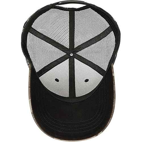 Halloween Hat, Baseball Cap for Men Women,Black Trucker Hats Adjustable
