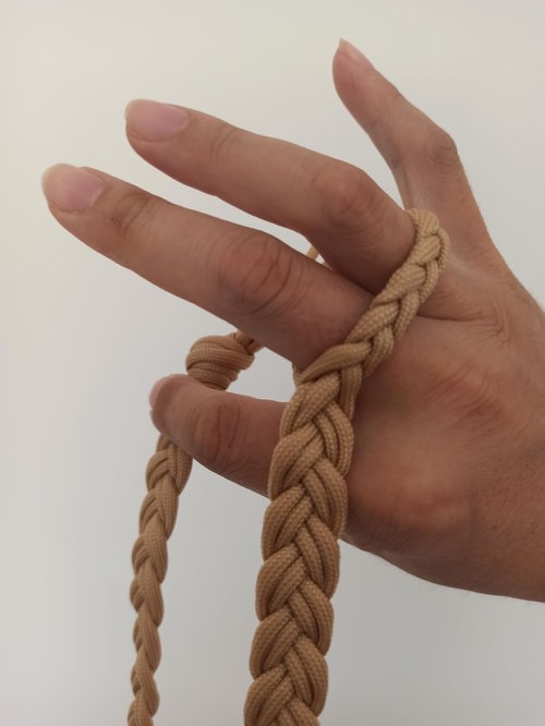 Sling Tennis,85cm in Length, Stone Throwing Rope, Handmade Catapult Rope Ball Thrower, Sling Handmade Slingshots Ancient Primitive Catapult Tools