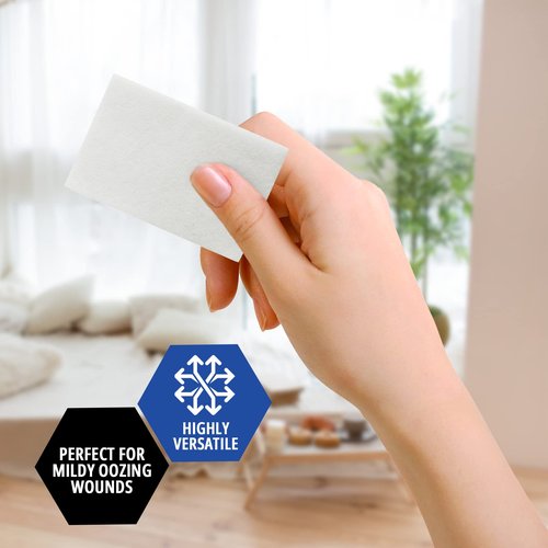 MED PRIDE Sterile Non Stick Pads for Wounds Non-Adherent Highly Absorbent Painless Removal Individually Wrapped (2x3 Inch (Pack of 100))