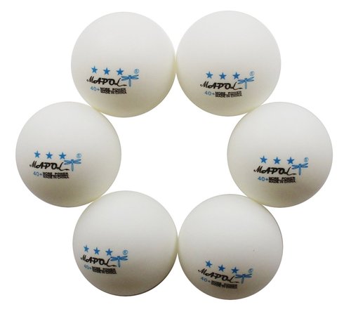 MAPOL 50 White 3-Star Table Tennis Ball Premium Training Ping Pong Balls