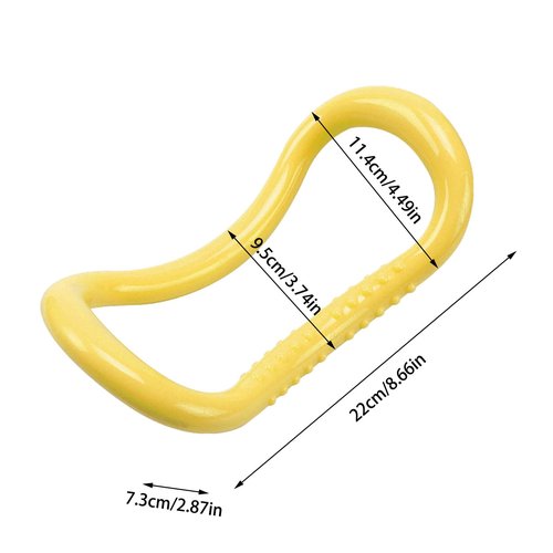Yoga Ring, Yoga Ring for Leg Calves, Fitness Circle, Pilates Circle Stretch Resistance Training Support Massage, Resistance Support Tool Calf Massage