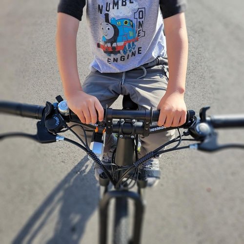 HANEVEAR Kids Bike Handlebars Extender, 2 in 1 Child Bike Handlebar & Bicycle Handlebar Extension, 11.8" MTB Bracket Accessories for Mountain Bike BMX Cycling, Fit 25-32mm Bars Caliber