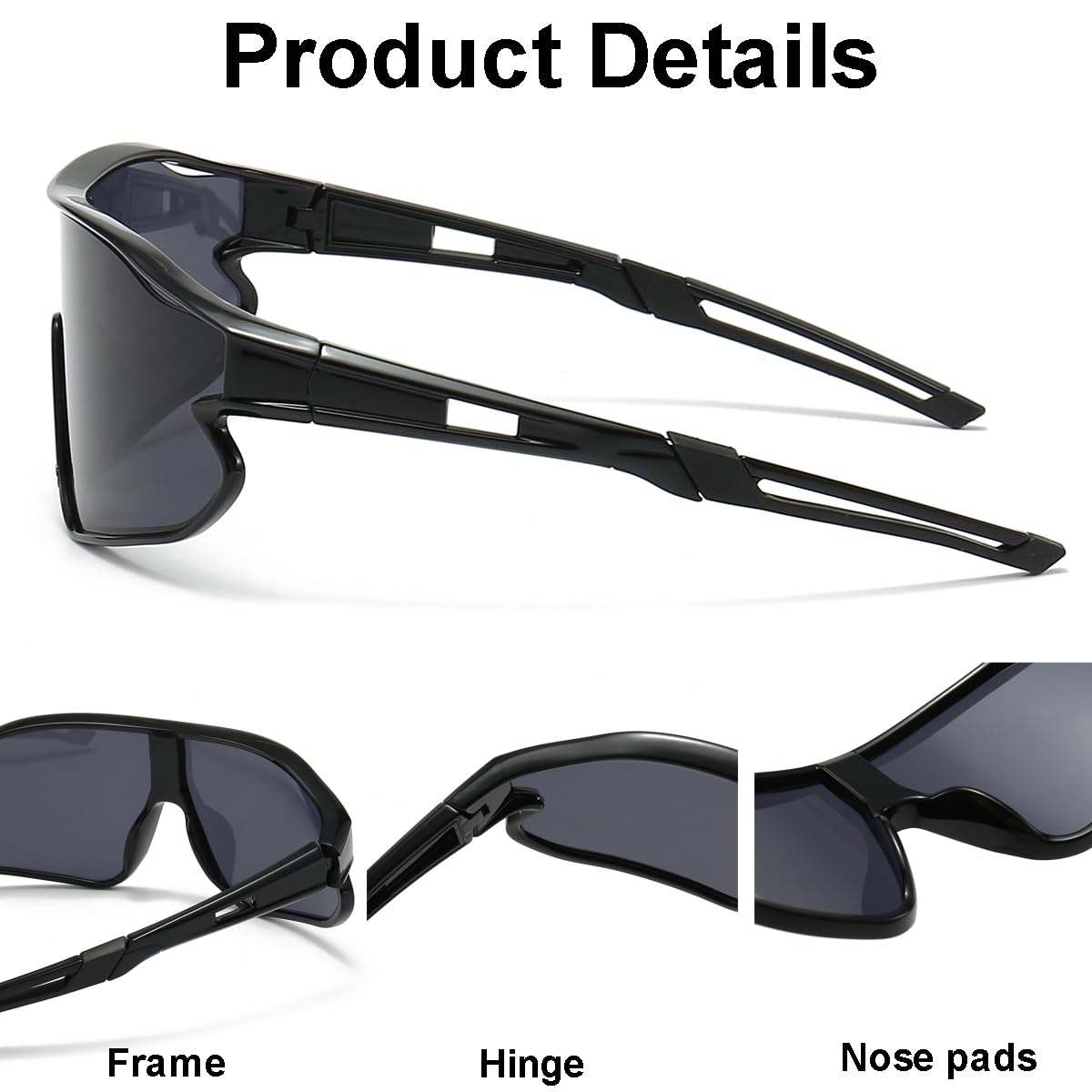 JOVAKIT Kids Baseball Sunglasses for Boys Girls Age 6-16, Youth Baseball Sun Glasses UV400 Sports Cycling Shades (White/Purple Mirror)