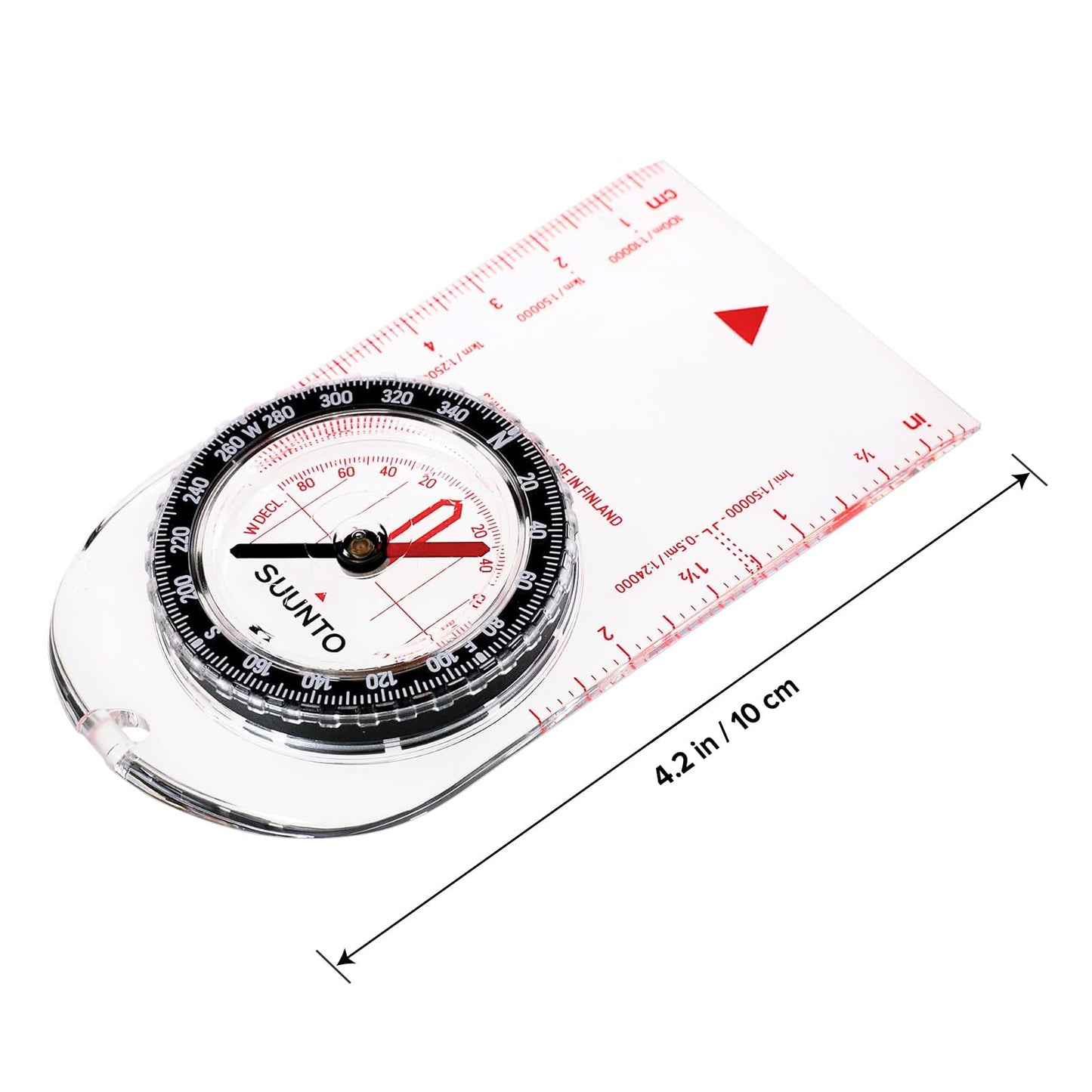 SUUNTO A-10 Compass: Compact, Simple to use Recreational Hiking Compass, Hiking, Boy Scouts, Orienteering