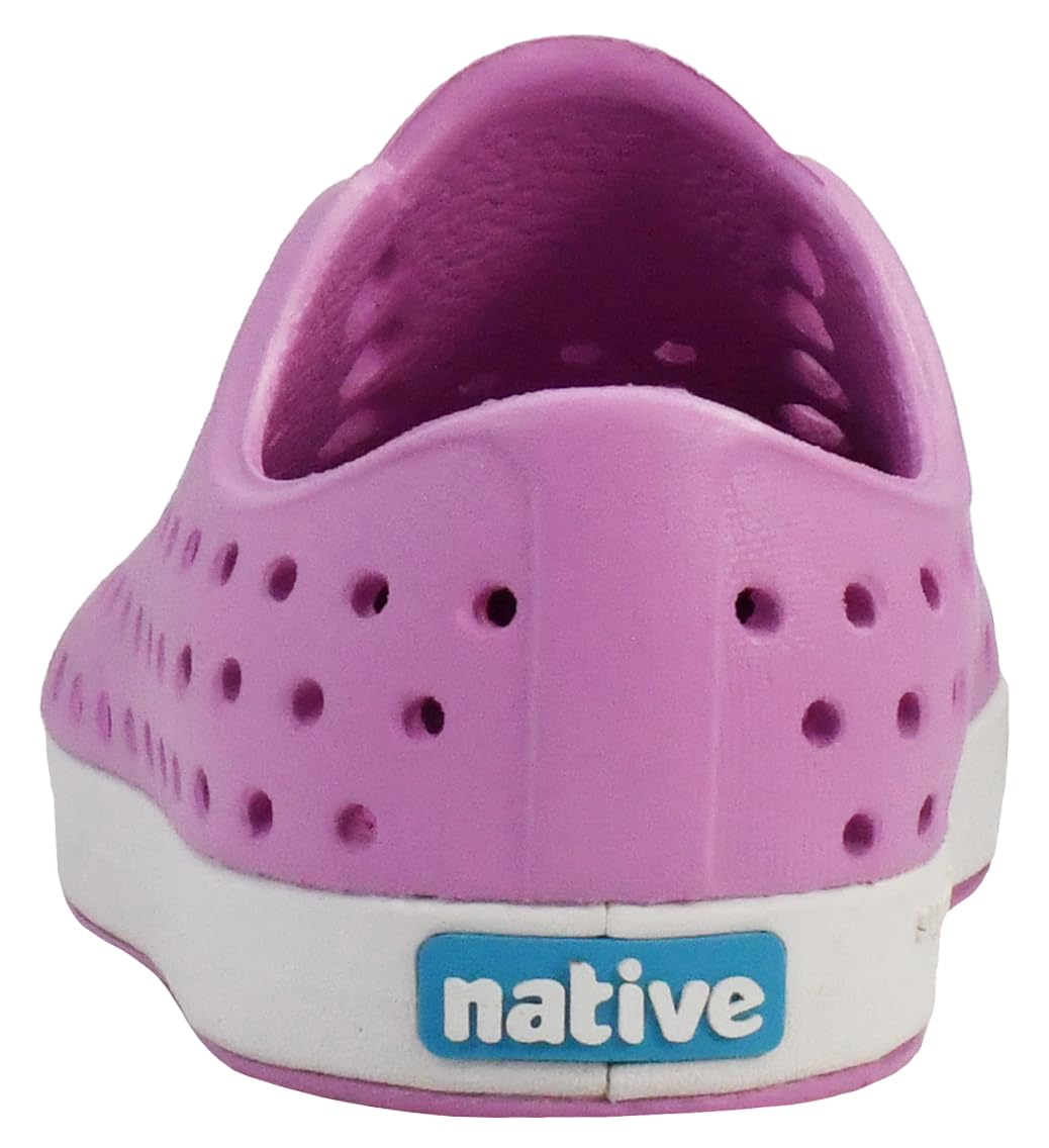 Native Shoes Unisex-Kids Jefferson Sneakers, Chillberry Pink/Shell White, 8 Toddler